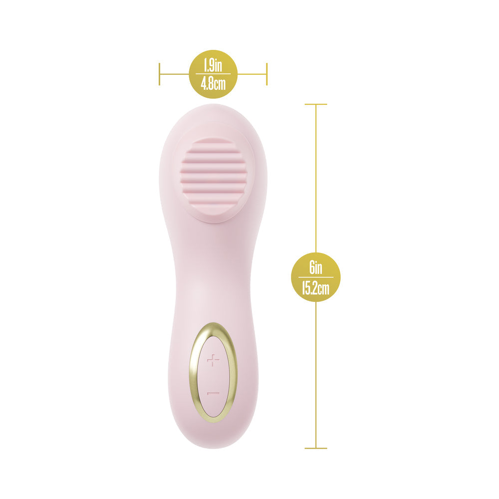 BLUSH - DELICE DAHLIA STIMULATING PERSONAL MASSAGER PINK