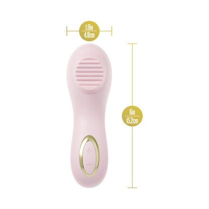 BLUSH - DELICE DAHLIA STIMULATING PERSONAL MASSAGER PINK