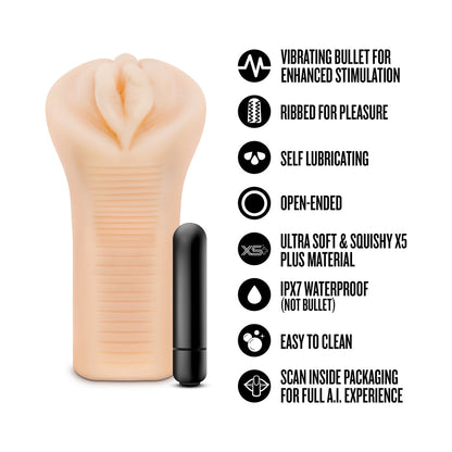 BLUSH - ENLUST EMMA MALE MASTURBATOR WITH BULLET VIBRATOR