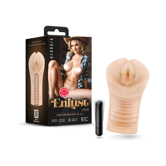 BLUSH - ENLUST GEORGIA MALE MASTURBATOR WITH BULLET VIBRATOR