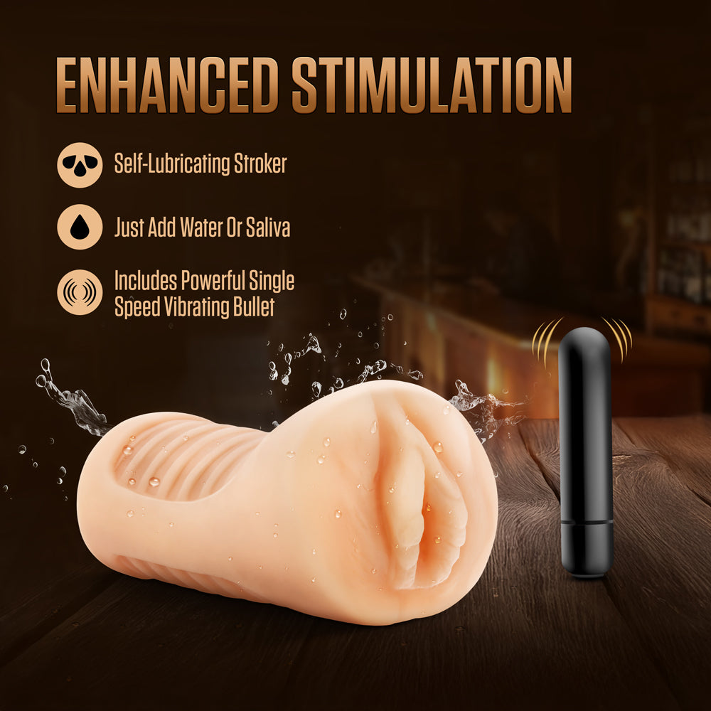 BLUSH - ENLUST GEORGIA MALE MASTURBATOR WITH BULLET VIBRATOR