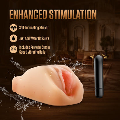 BLUSH - ENLUST SABRINA MALE MASTURBATOR WITH BULLET VIBRATOR