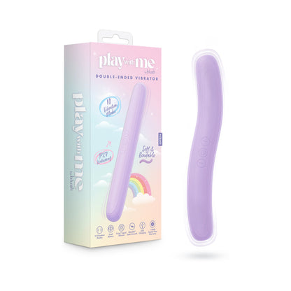 BLUSH - PLAY WITH ME SILICONE DOUBLE ENDED VIBRATOR
