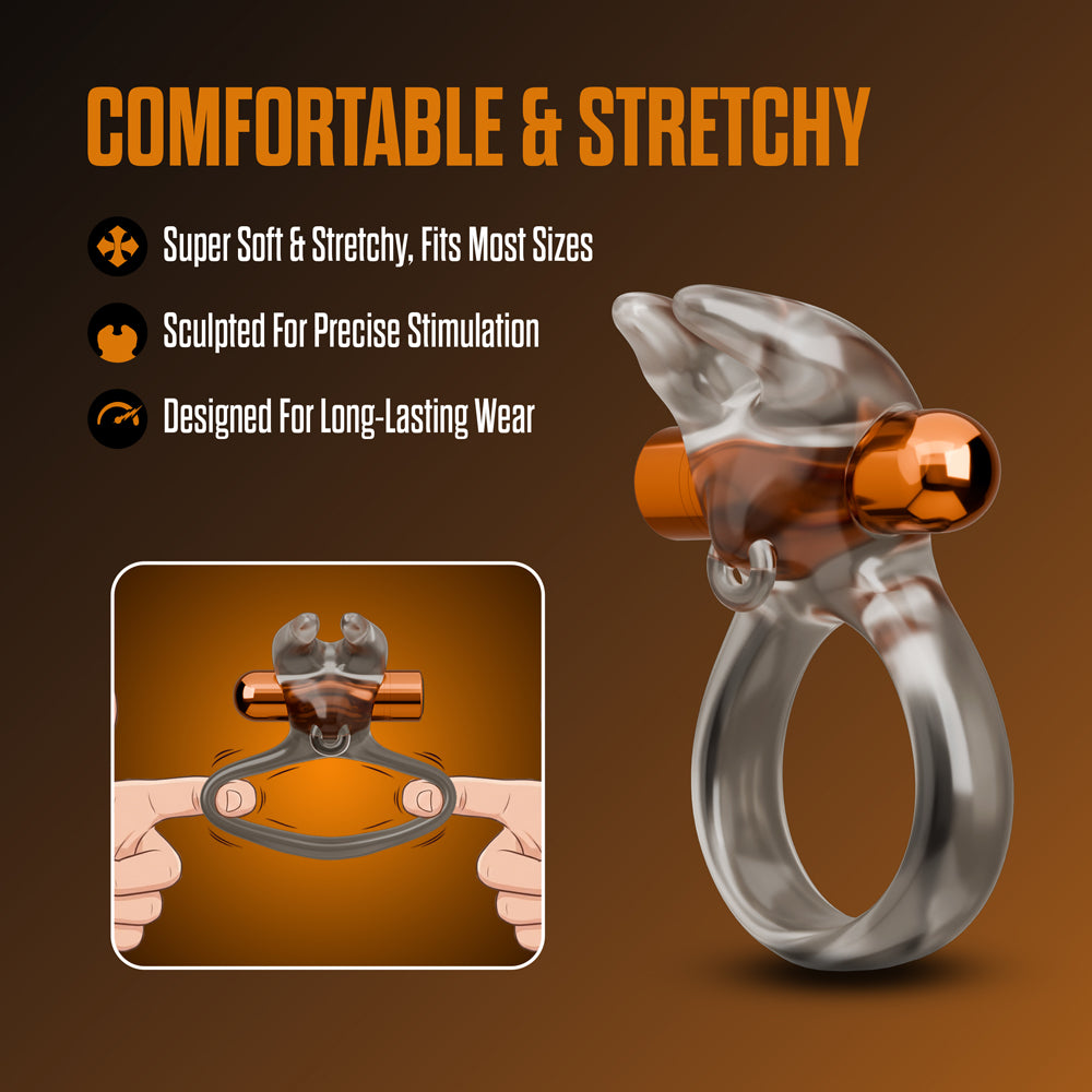 BLUSH - STAY HARD VIBRATING COCK RING SET WITH SLEEVE 4