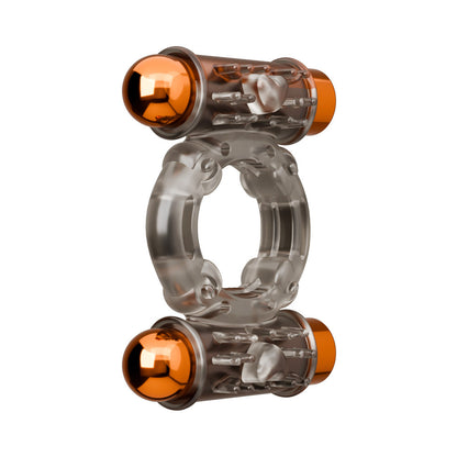 BLUSH - STAY HARD VIBRATING COCK RING SET WITH SLEEVE AND 2 BULLETS