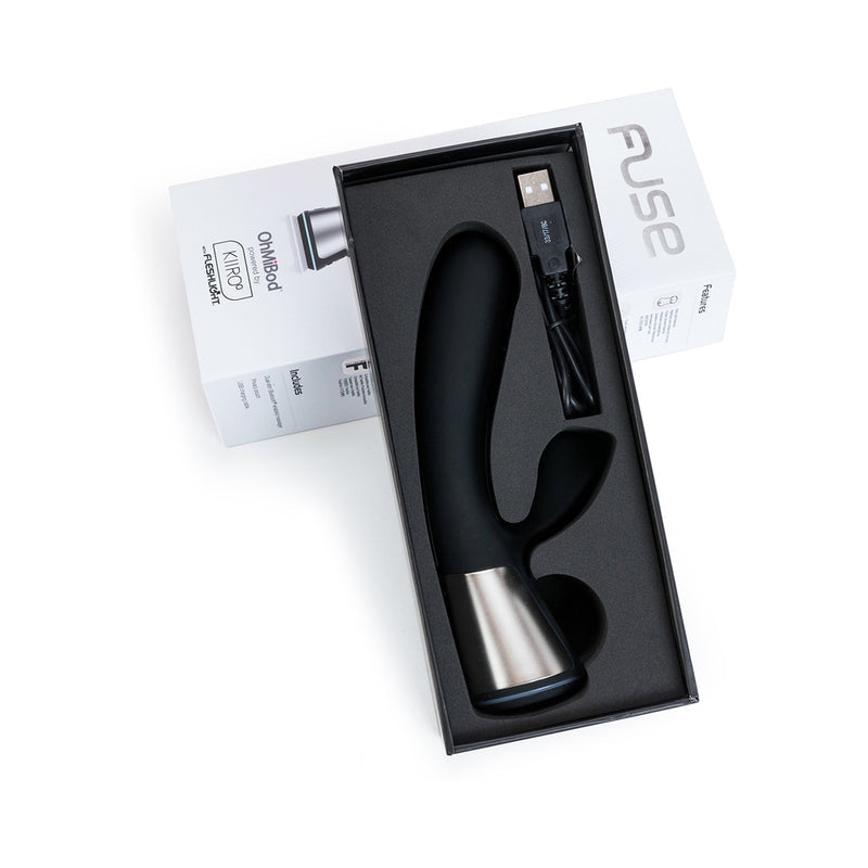 OHMIBOD - FUSE INTERACTIVE DUAL STIMUATOR BLACK