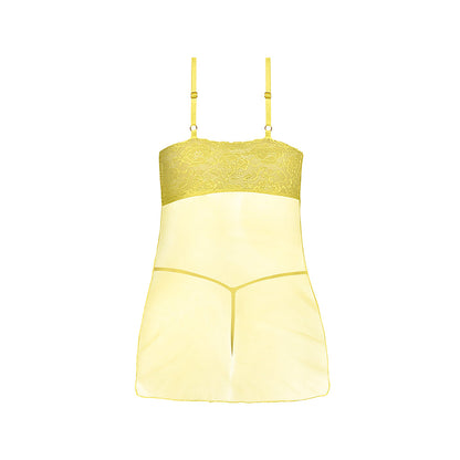 MAGIC SILK - DAFFODIL DREAMS BABYDOLL & G SET