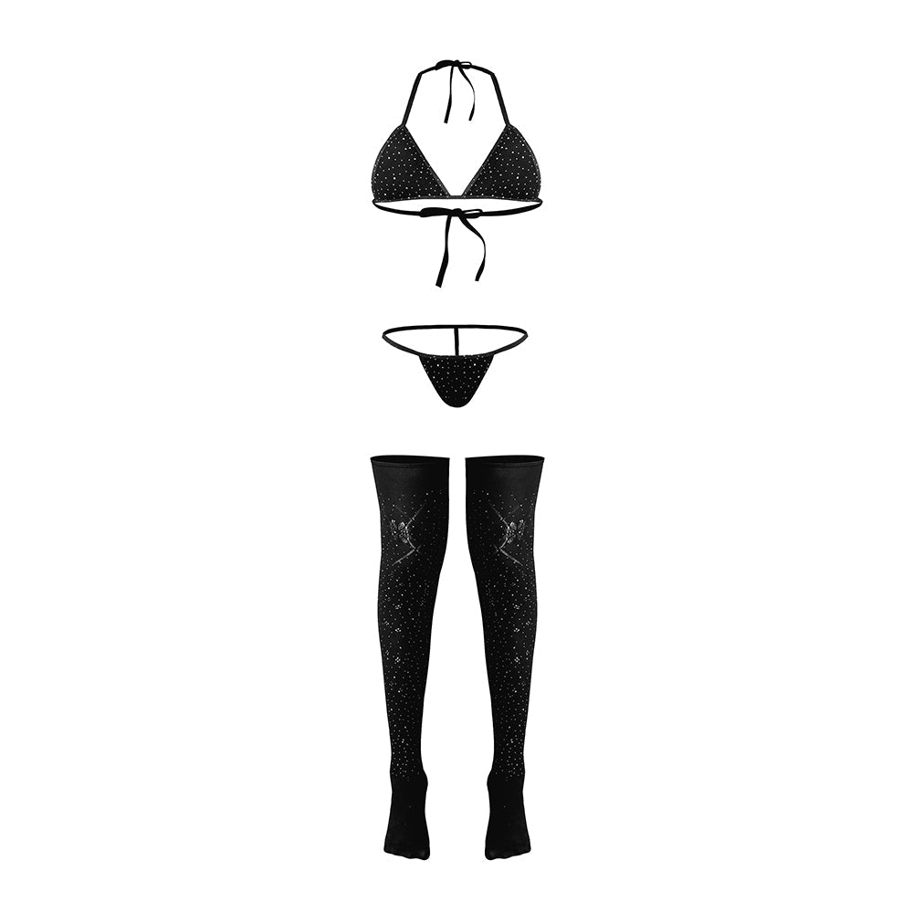 MAGIC SILK - SEAMLESS BRA PANTY & THIGH HIGHS