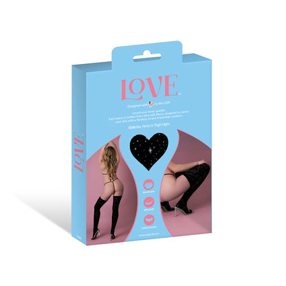 MAGIC SILK - SEAMLESS BRA PANTY & THIGH HIGHS