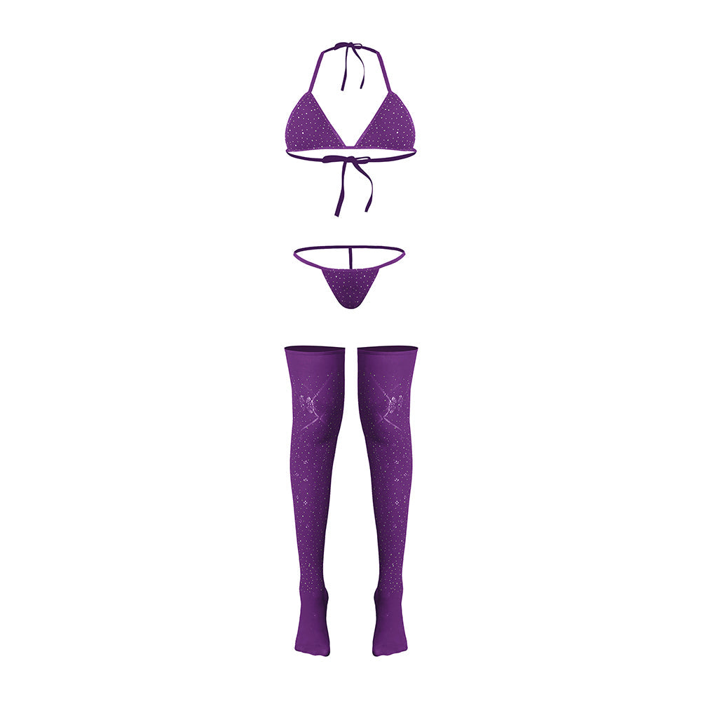 MAGIC SILK - SEAMLESS BRA PANTY & THIGH HIGHS