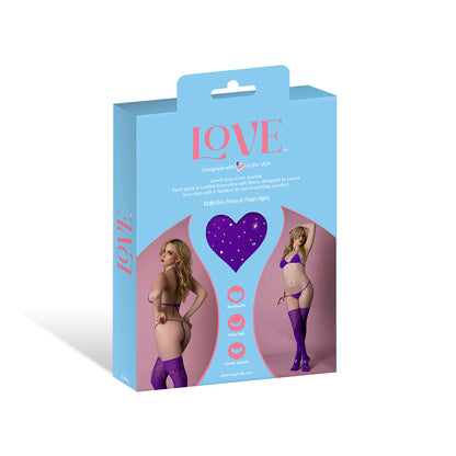 MAGIC SILK - SEAMLESS BRA PANTY & THIGH HIGHS