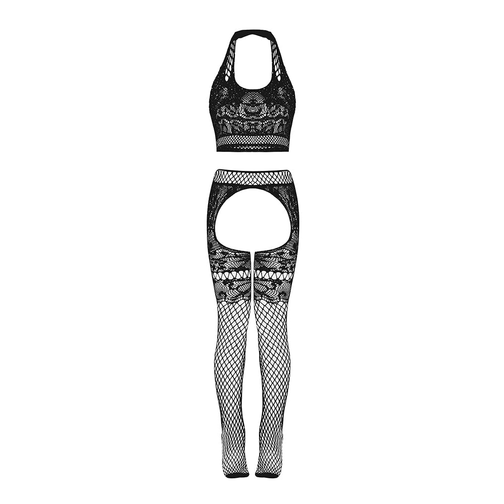 MAGIC SILK - SEAMLESS CAMI & GARTERED THIGH HIGH