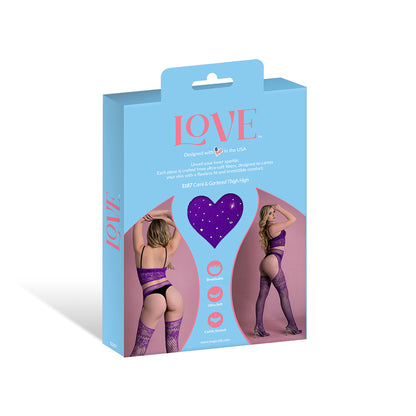 MAGIC SILK - SEAMLESS CAMI & GARTERED THIGH HIGH