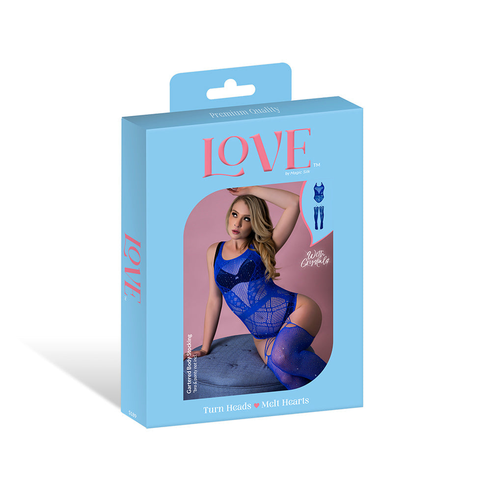 MAGIC SILK - SEAMLESS GARTERED BODYSTOCKING
