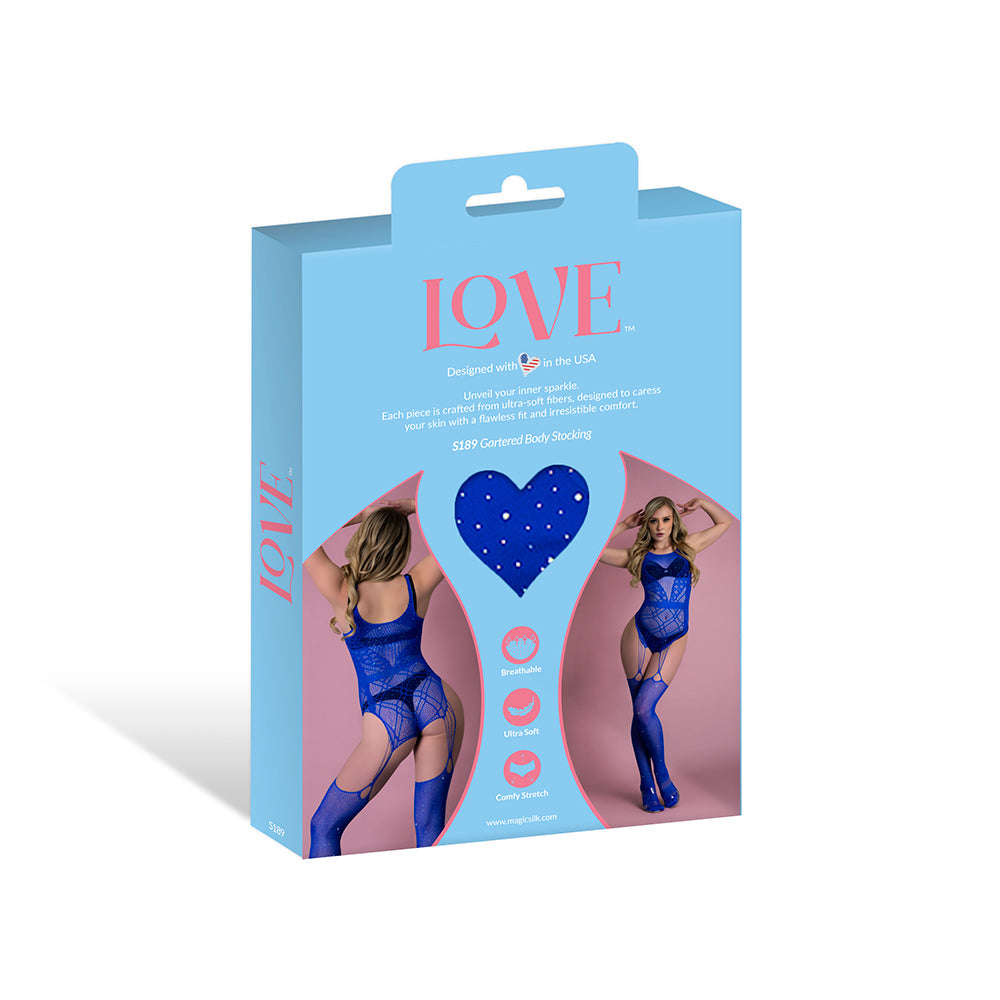 MAGIC SILK - SEAMLESS GARTERED BODYSTOCKING
