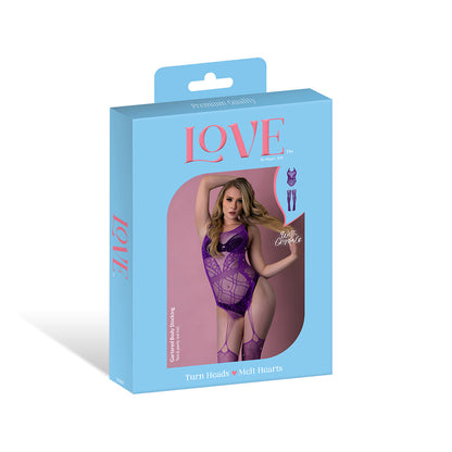 MAGIC SILK - SEAMLESS GARTERED BODYSTOCKING