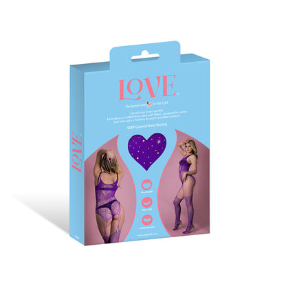 MAGIC SILK - SEAMLESS GARTERED BODYSTOCKING