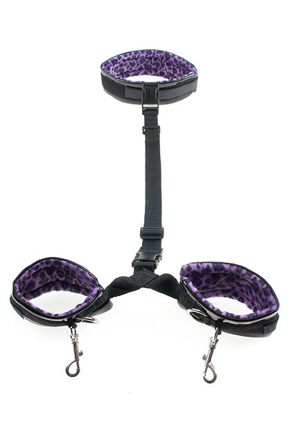 PIPEDREAM - KIT DE BONDAGE PURPLE CHEETAH
