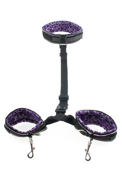 PIPEDREAM - KIT DE BONDAGE PURPLE CHEETAH