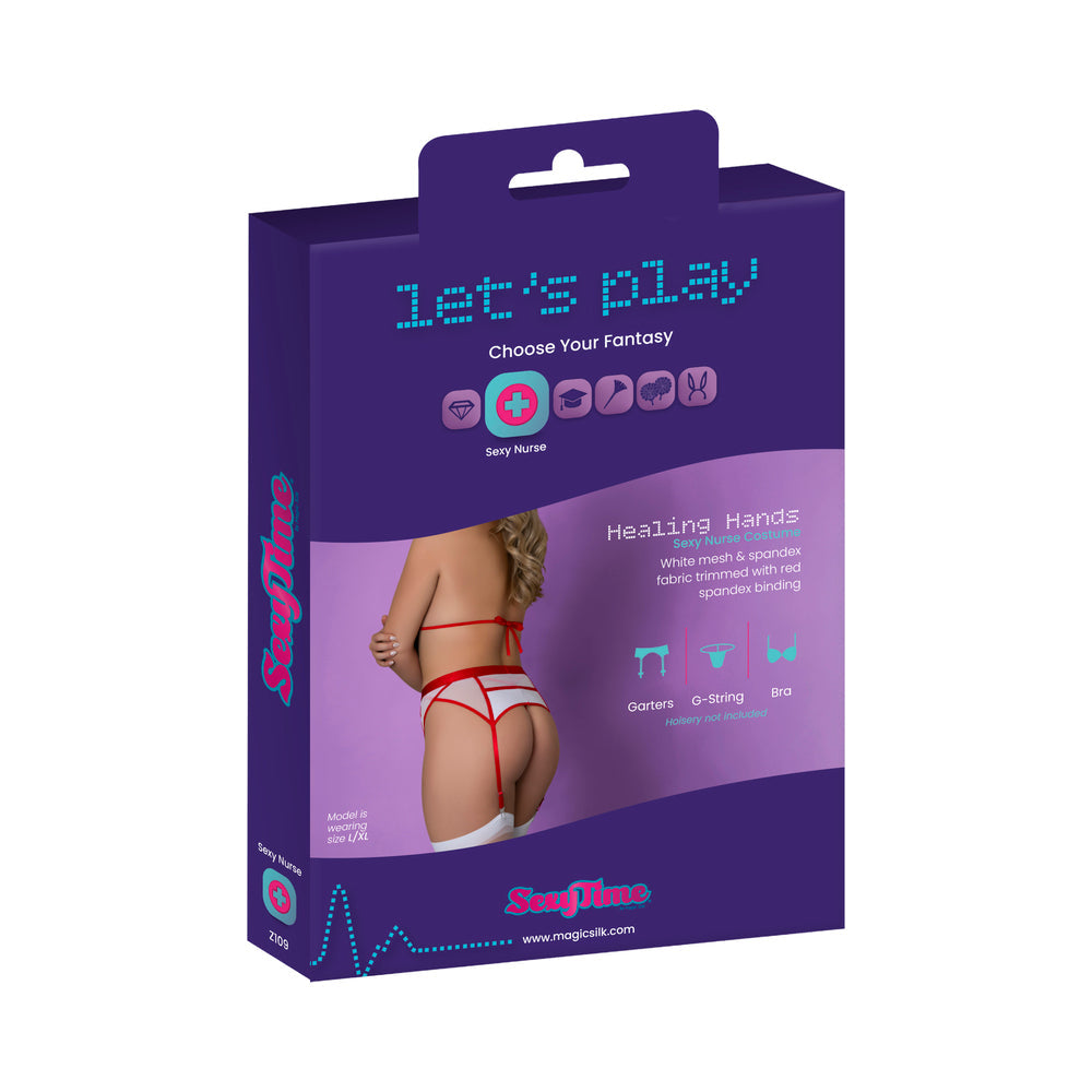 MAGIC SILK - SEXY TIME HEALING HANDS WHITE QUEEN SIZE