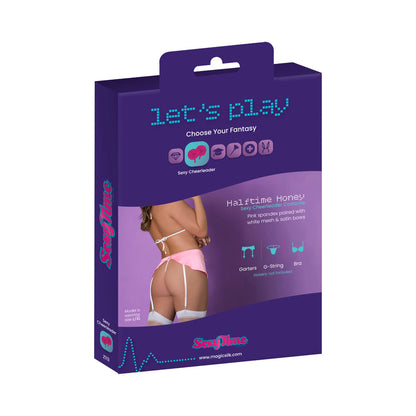 MAGIC SILK - SEXY TIME HALF TIME HONEY PINK QUEEN SIZE