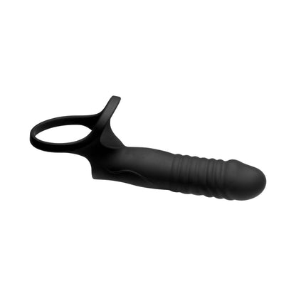 CURVE NOVELTIES - JOCK ENHANCERS DOUBLE THRUST THRUSTING & VIBRATING DOUBLE PENETRATION C-RING W/ REMOTE