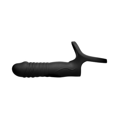 CURVE NOVELTIES - JOCK ENHANCERS DOUBLE THRUST THRUSTING & VIBRATING DOUBLE PENETRATION C-RING W/ REMOTE