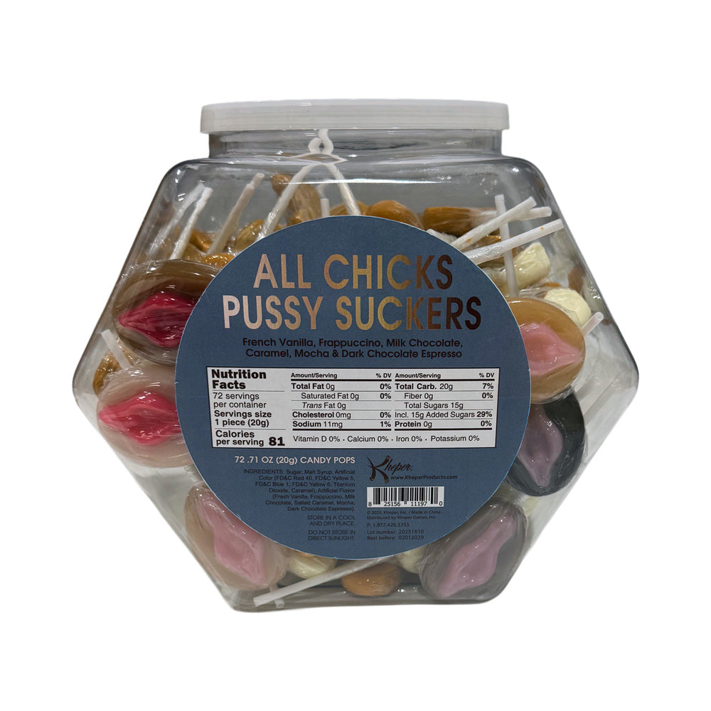 KHEPER GAMES - ALL CHICKS PUSSY SUCKERS 72PC BOWL