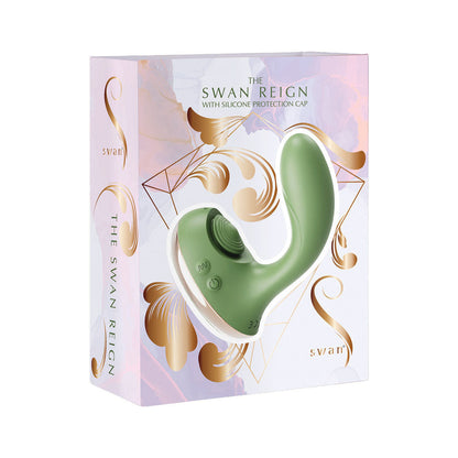 BMS - SWAN REIGN DUAL STIMULATOR GREEN