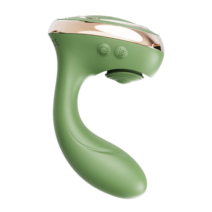 BMS - SWAN REIGN DUAL STIMULATOR GREEN