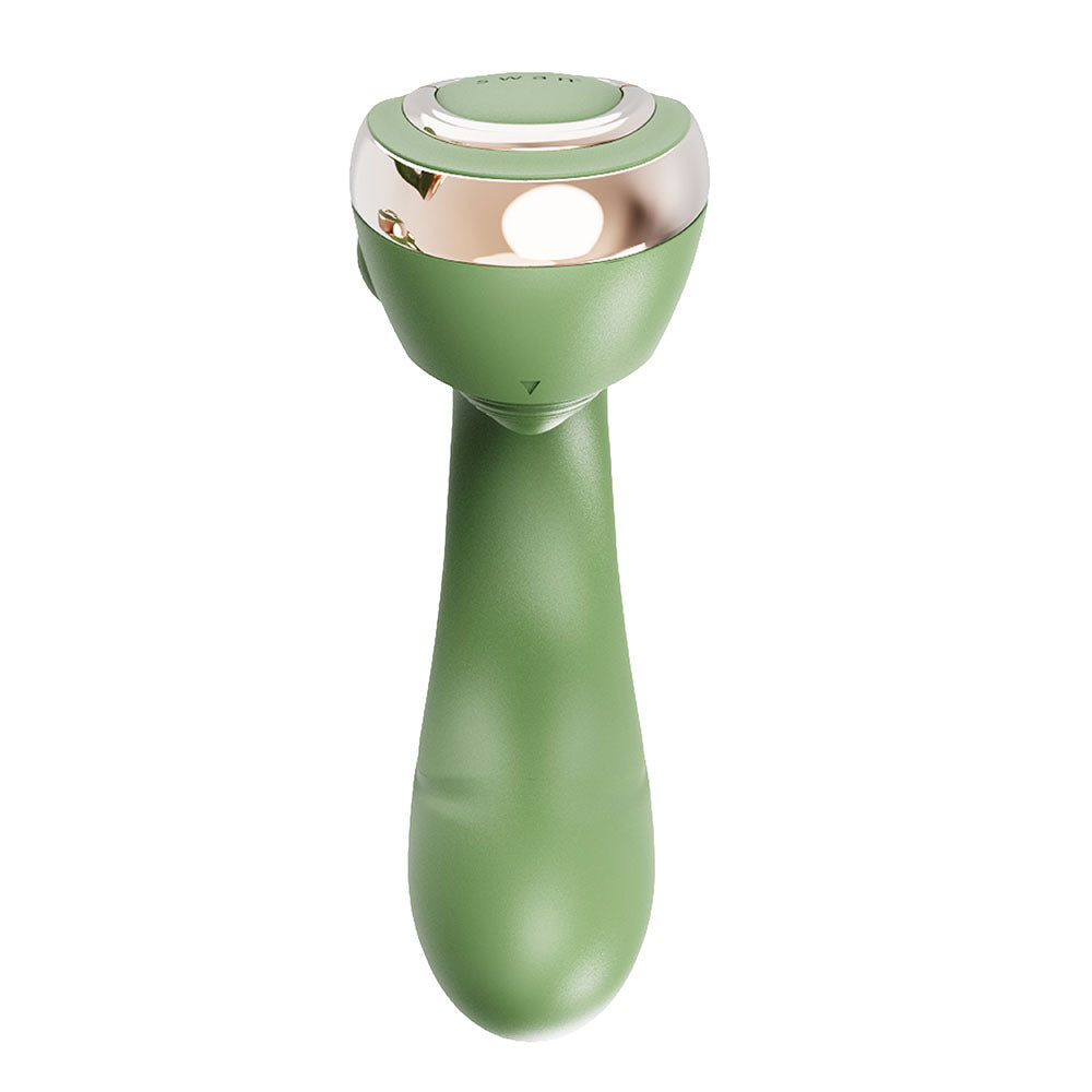 BMS - SWAN REIGN DUAL STIMULATOR GREEN