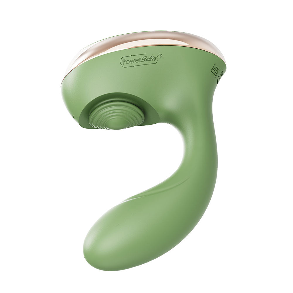 BMS - SWAN REIGN DUAL STIMULATOR GREEN