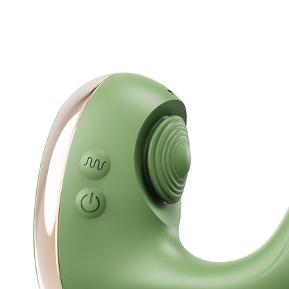 BMS - SWAN REIGN DUAL STIMULATOR GREEN