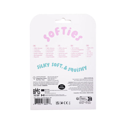 BMS - SOFTIES SILICONE VIBRATOR 5 IN.