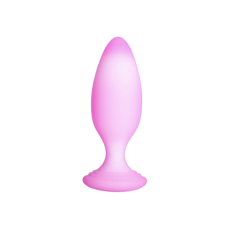 BMS - SOFTIES DUAL LAYER BUTT PLUG 4 IN. PINK