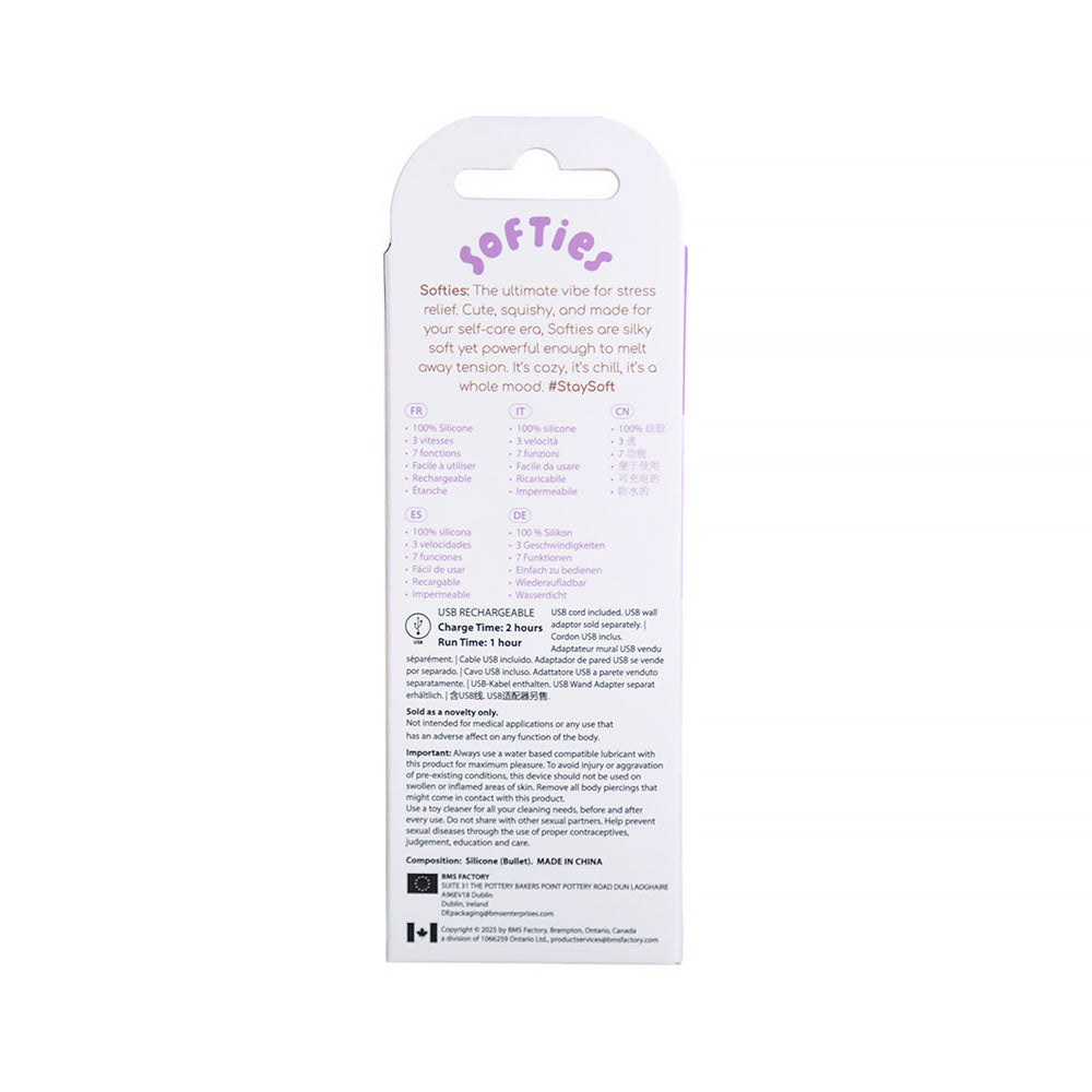 BMS - SOFTIES DUAL LAYER BULLET 4 IN.