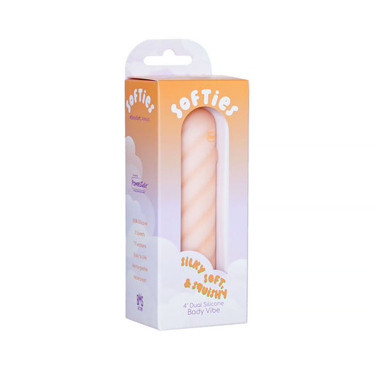 BMS - SOFTIES DUAL LAYER BULLET 4 IN. ORANGE