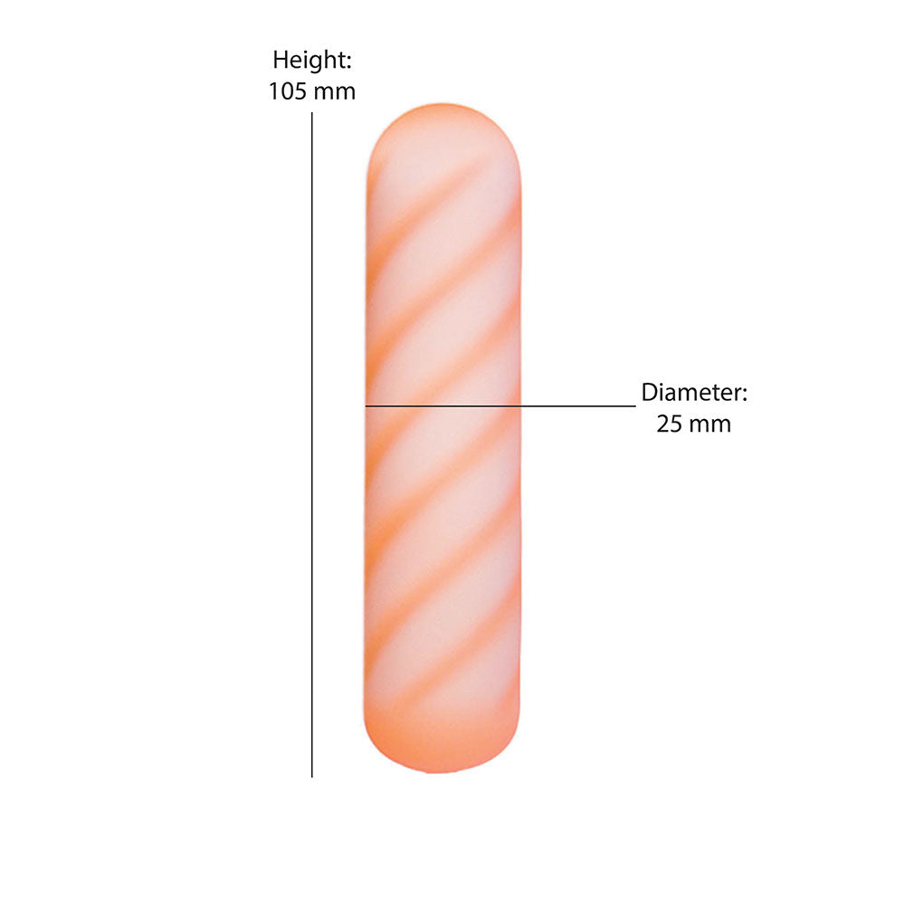 BMS - SOFTIES DUAL LAYER BULLET 4 IN. ORANGE
