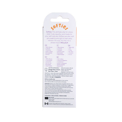 BMS - SOFTIES DUAL LAYER BULLET 4 IN. ORANGE