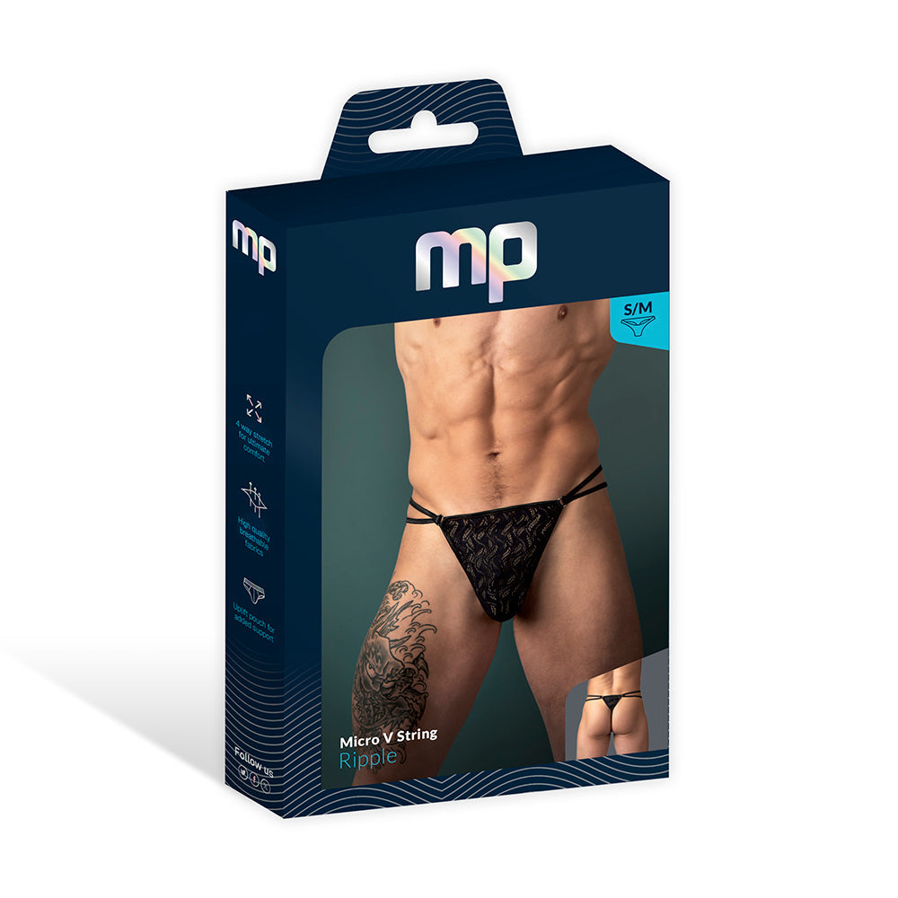 MALE POWER - RIPPLE MICRO V STRING