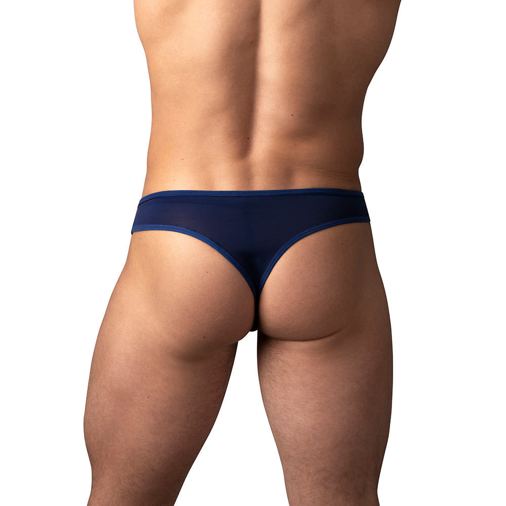 MALE POWER - SASSY LACE OPEN RING THONG