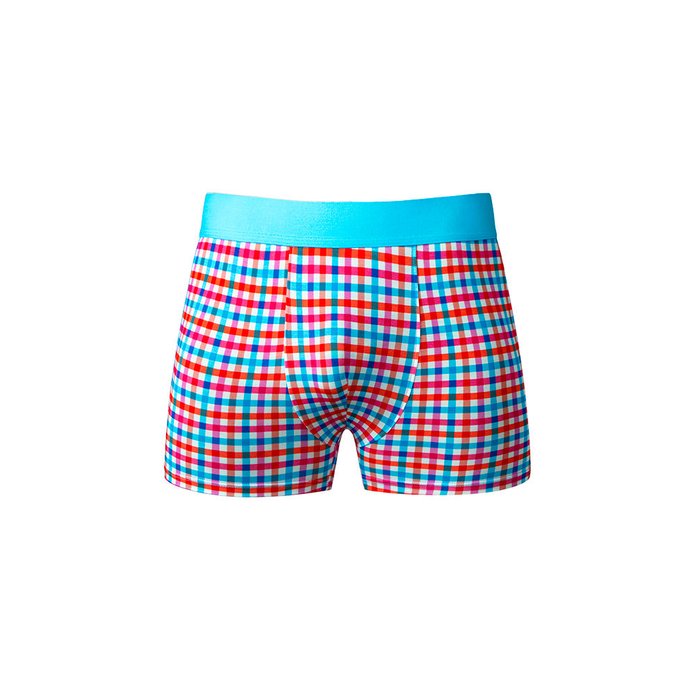 MALE POWER - SO CUMFY GINGHAM BOXER BRIEF