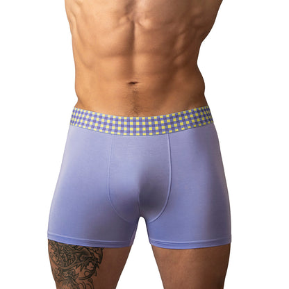 MALE POWER - SO CUMFY GINGHAM BOXER BRIEF