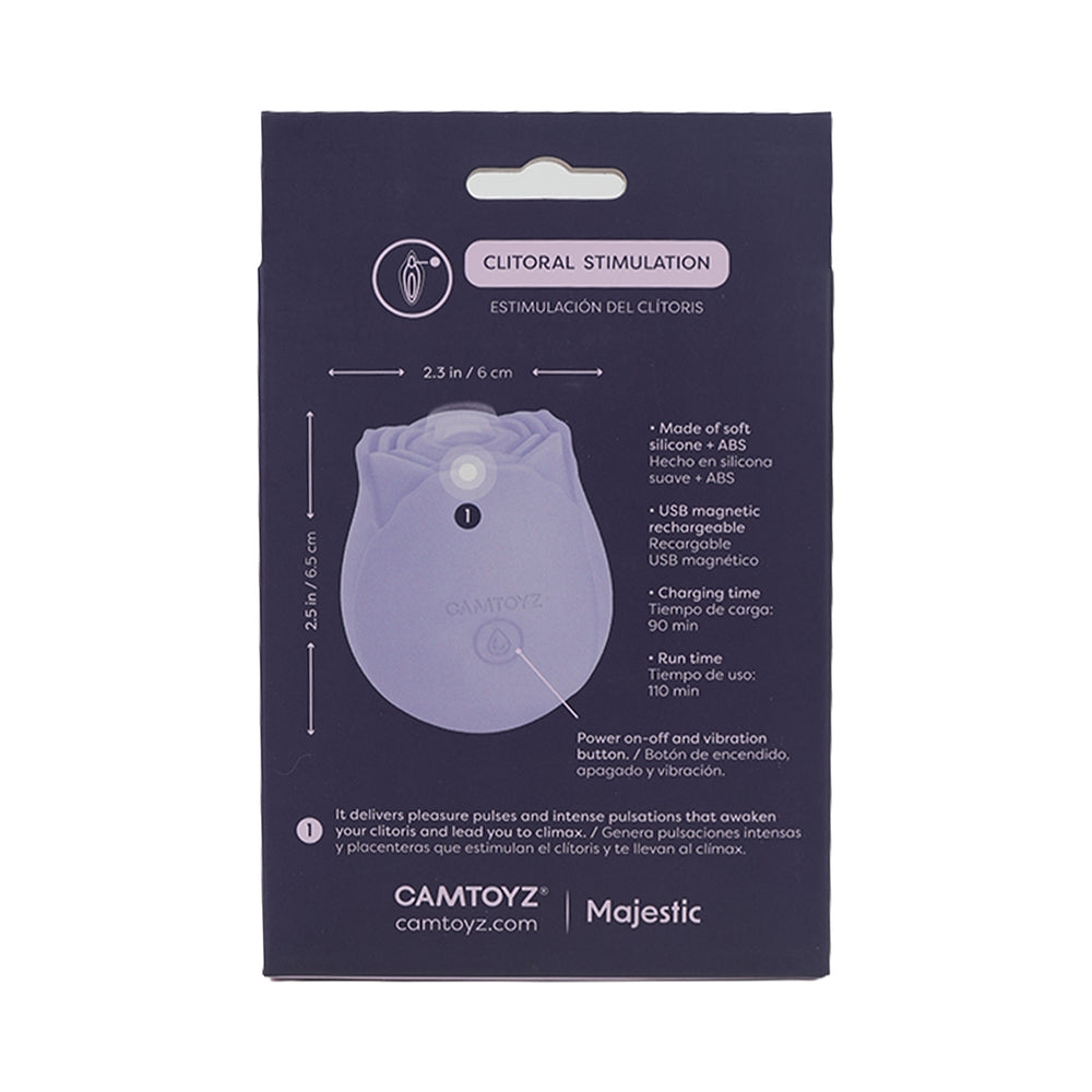 CAMTOYZ - TAP ROSE PULSATION STIMULATOR