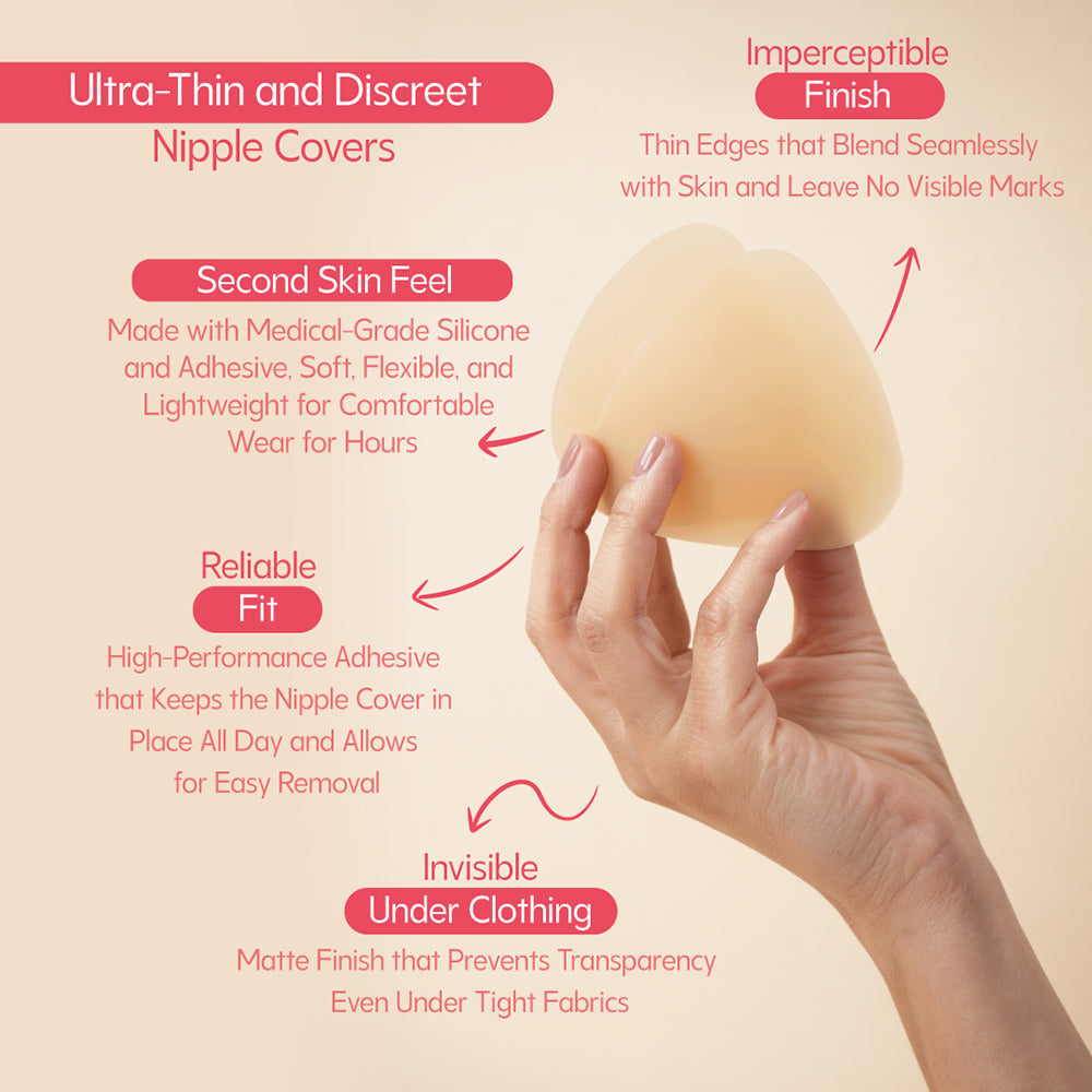 UVA - TRIANGULAR NIPPLE COVERS CARAMEL