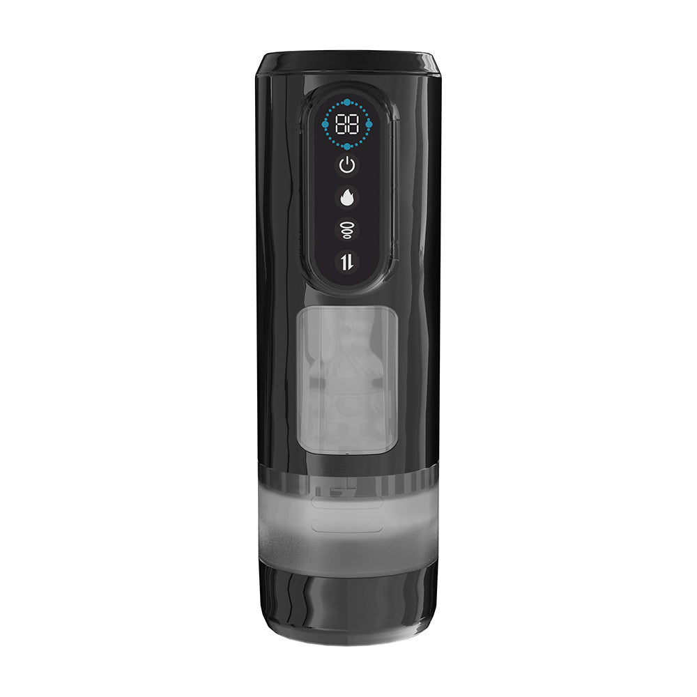 SHOTS - PUMPED SENSURGE AUTOMATIC RECHARGEABLE HEATING SUCTION MASTURBATOR