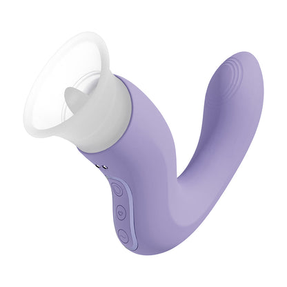 SHOTS - VIVE DOLCE CALLALILY G-SPOT TAPPING WITH TONGUE STIMULATOR & BREAST/VULVA PUMP