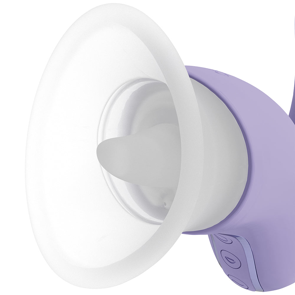 SHOTS - VIVE DOLCE CALLALILY G-SPOT TAPPING WITH TONGUE STIMULATOR & BREAST/VULVA PUMP