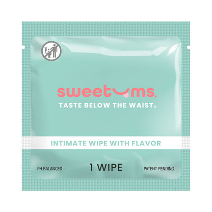 SWEETUMS - INTIMATE WIPES SWEET MINT FLAVOR 10-PACK