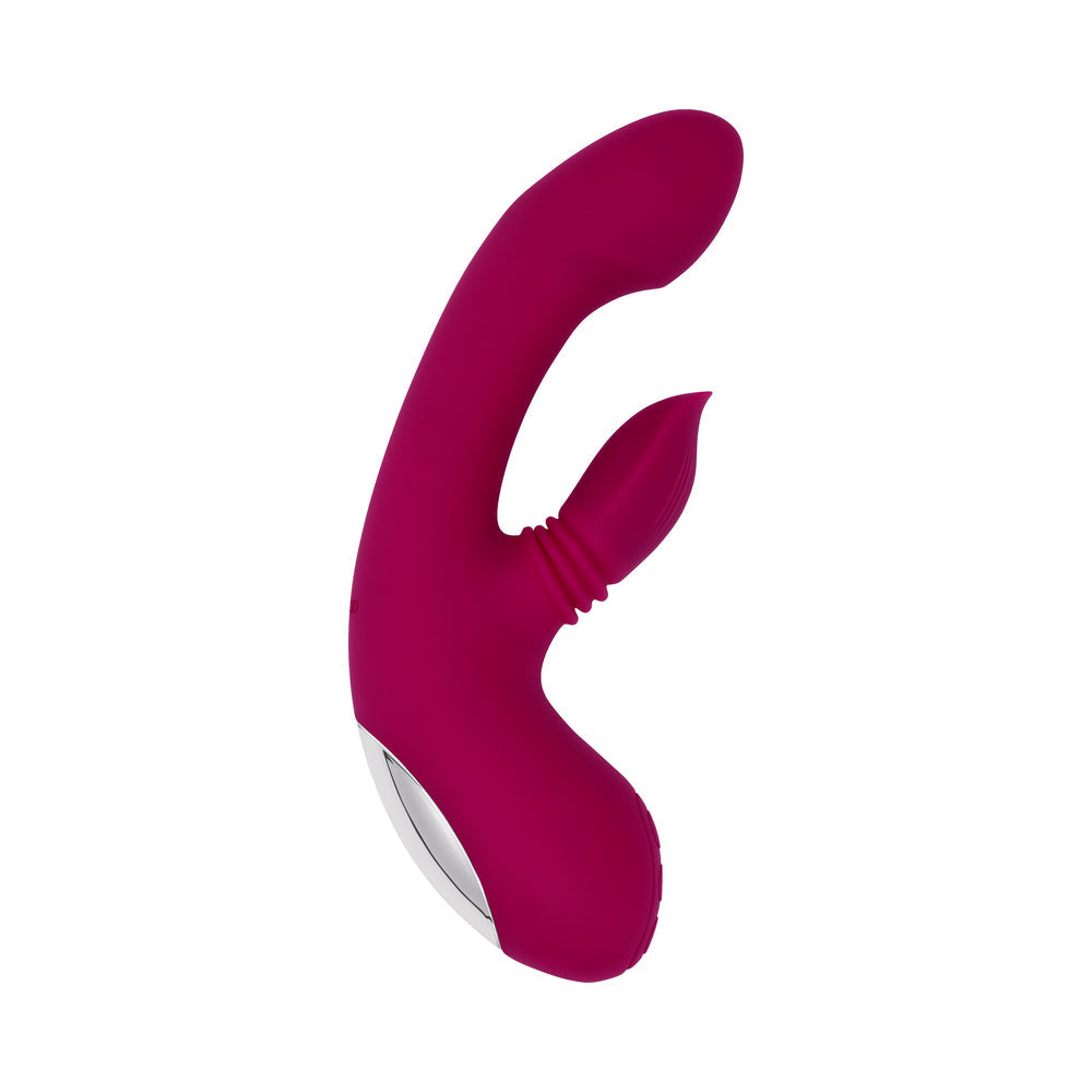EVOLVED - GENTLE PERSUASION CIRCULAR CLITORAL MASSAGER BURGUNDY